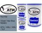 Preview: Hyundai, Ocean View Blue Metallic, W7U / W8U / W9U / TU7: 500ml Lackdose + 500ml Klarlack + 250ml Härter - Set, von ATW Autoteile West.